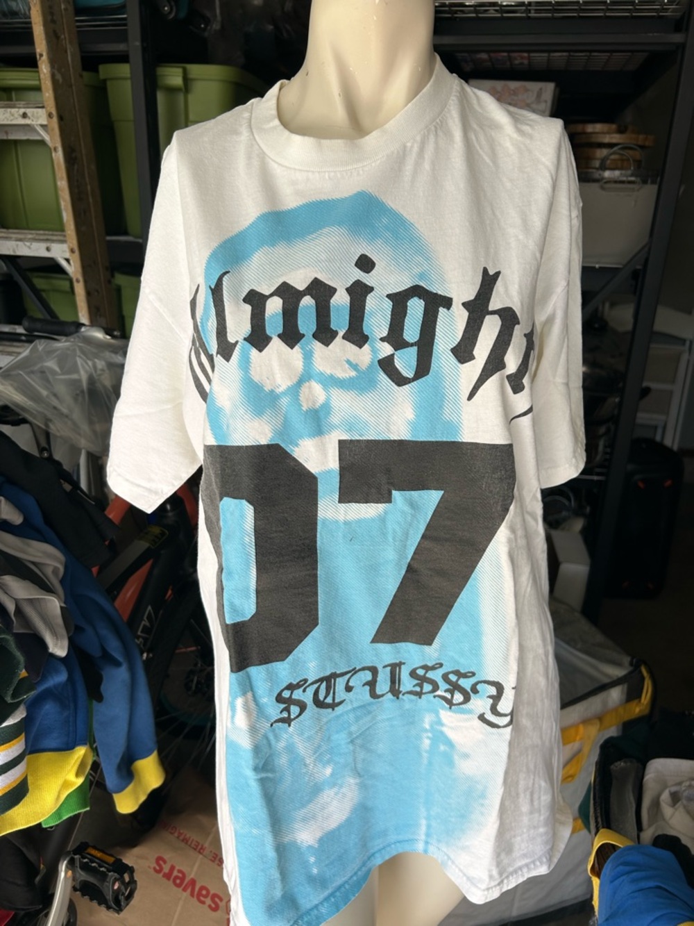 Stussy almighty tshirt size medium as is condition